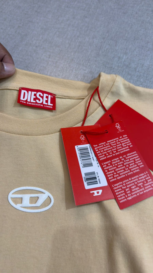 DIE.SEL Light Cotton T-Shirt With Oval D Logo