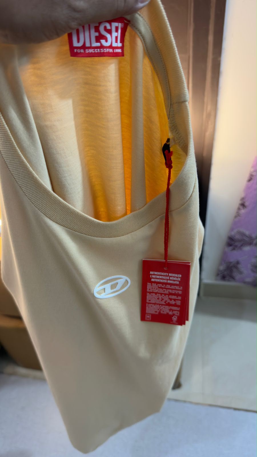 DIE.SEL Light Cotton T-Shirt With Oval D Logo