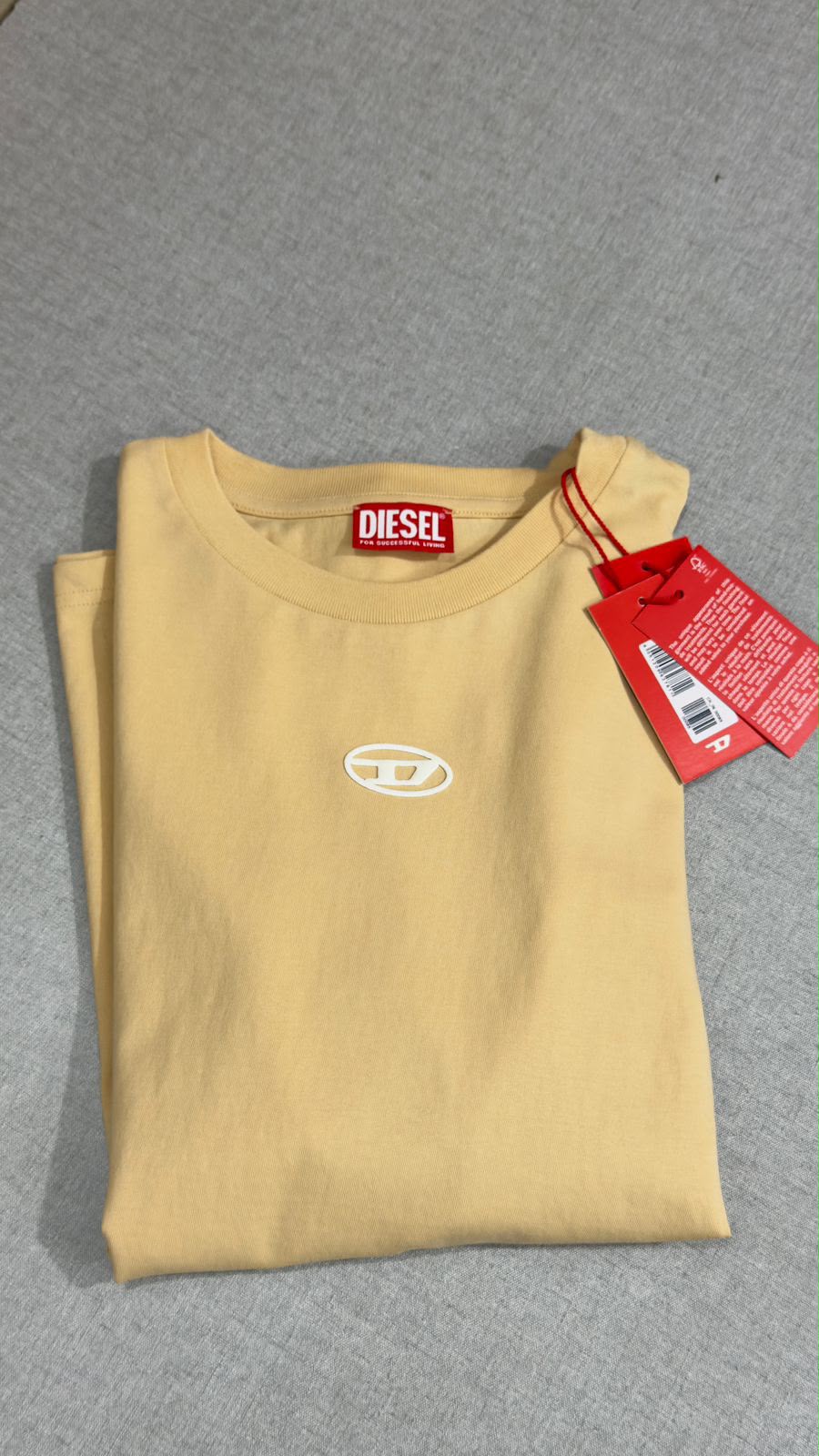 DIE.SEL Light Cotton T-Shirt With Oval D Logo