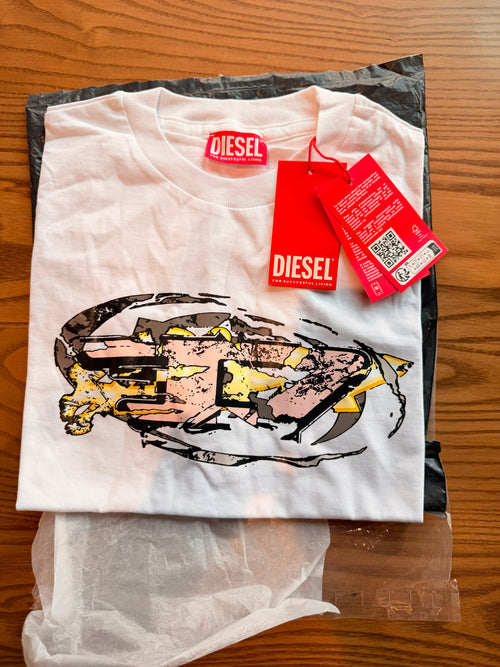 DIE.SEL T-Shirt With Oval D Logo